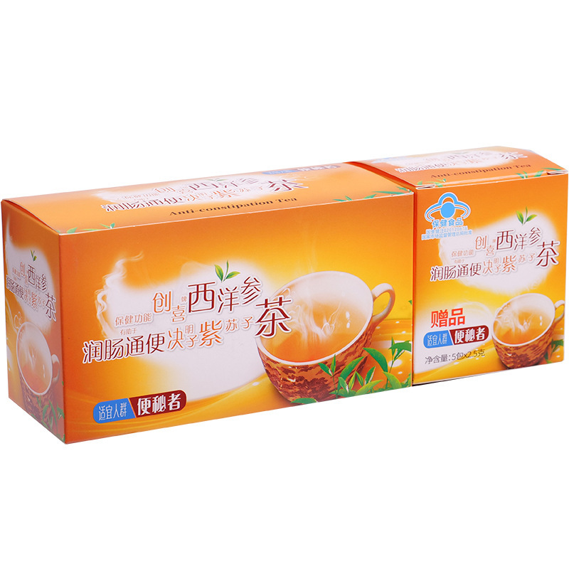 Cherry blossom American ginseng Bento tea immune regulation cleaning intestinal bowel defecation tea sausage steak constipation diarrhea tea bag