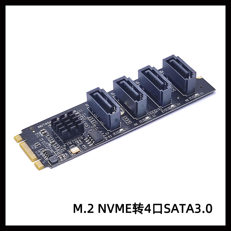 M2 KEY-M NVME PCI-EתSATA3.0��չתӲ��ת�ӿ�����JMB582��Ⱥ