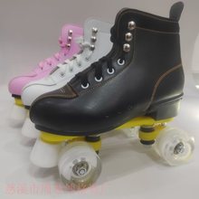 新款成人雙排溜冰鞋兒童四輪滑鞋成年男女旱冰鞋雙排輪滑冰鞋閃光