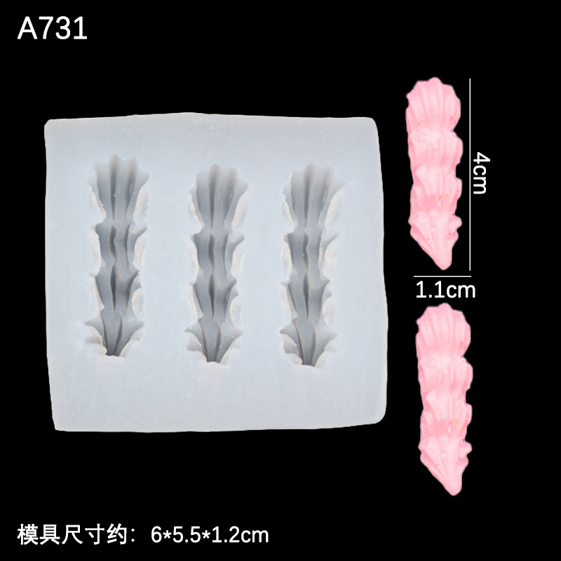 Cookie crema Lollipop molde de silicona epoxi arcilla cerámica suave DIY chocolate fondant