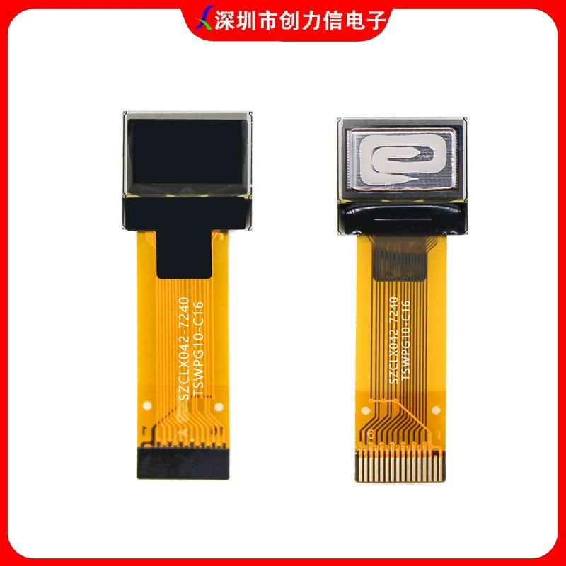 White light 0.42 inch OLED dot matrix screen 72*40 dot matrix small size OLED screen 1315 driver IC supports SPI