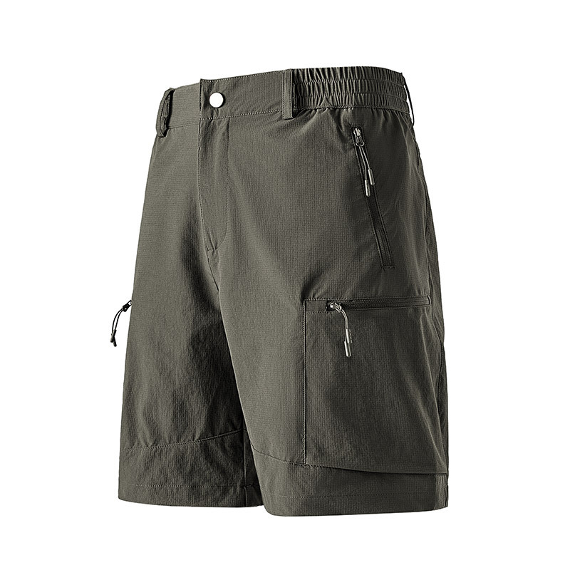 2025 New Summer Style Five-Quarter Pants Ice Silk Cargo Pants Shorts for Men to Look Taller and Slimmer, Loose and Versatile Casual Pants for Men, Trendy