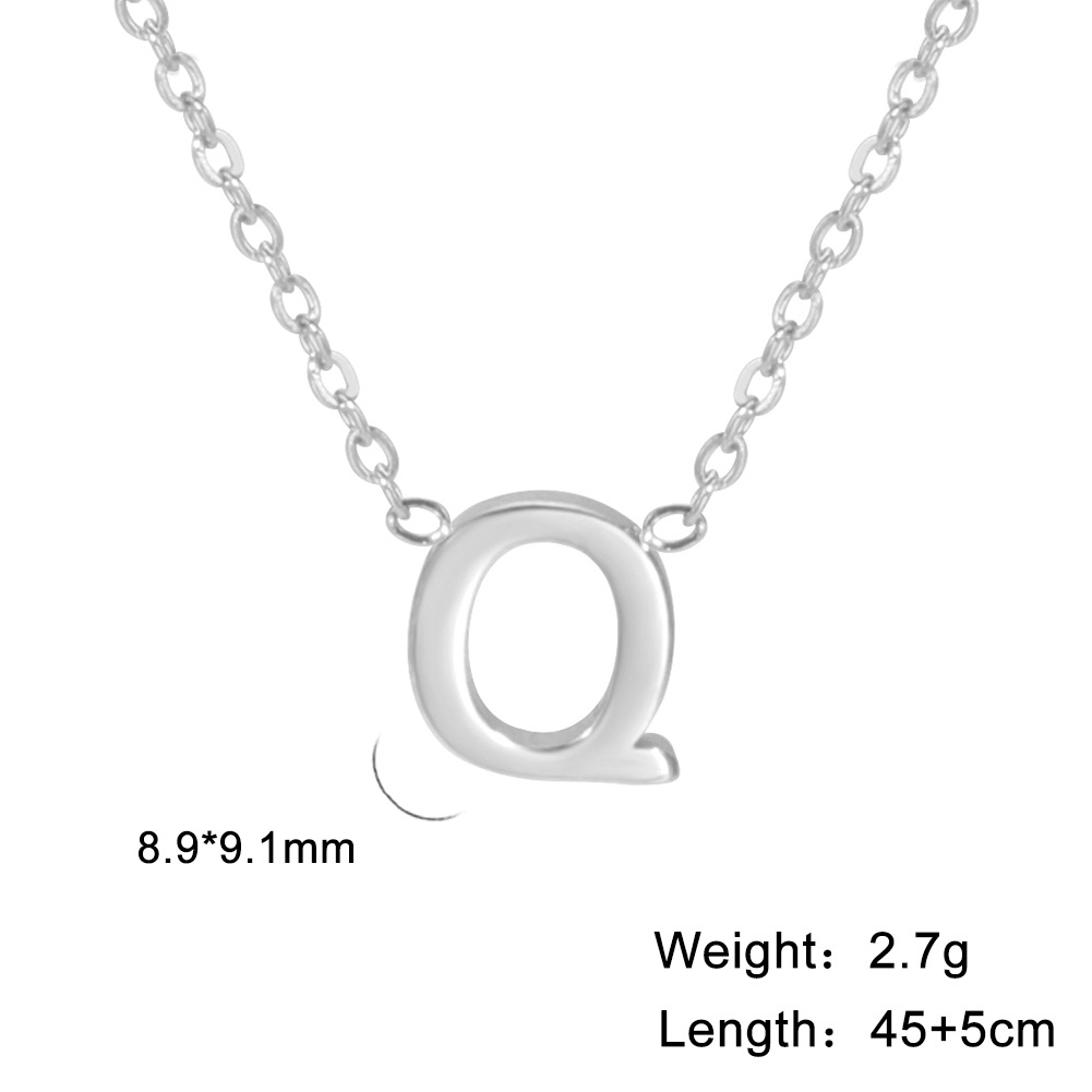 Steel, letter Q