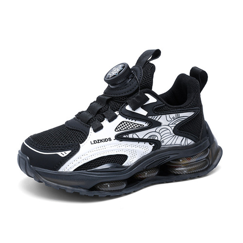 Children's Spring and Autumn Breathable Mesh Fashion Sports Shoes for Middle School Students Running Shoes Wholesale