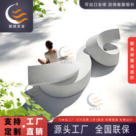 玻璃钢创意异形座椅户外休闲椅商场酒店个性蝴蝶摇椅机场等候座椅