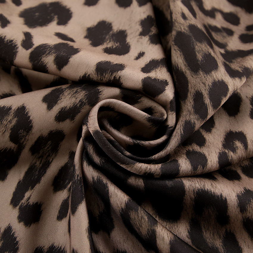 210g Weight Maxi Long Dress Dress Length Type Skirt Dresses Type Polyester Fabric Type Mid Waist Waist Line Inelastic Elasticity Holiday, Date Occasion Slim Fit Type Leopard Pattern Summer Season Women's Gender Zipper Design Streetwear Style Summer Streetwear Leopard Polyester Maxi Long Dress Skirts 10