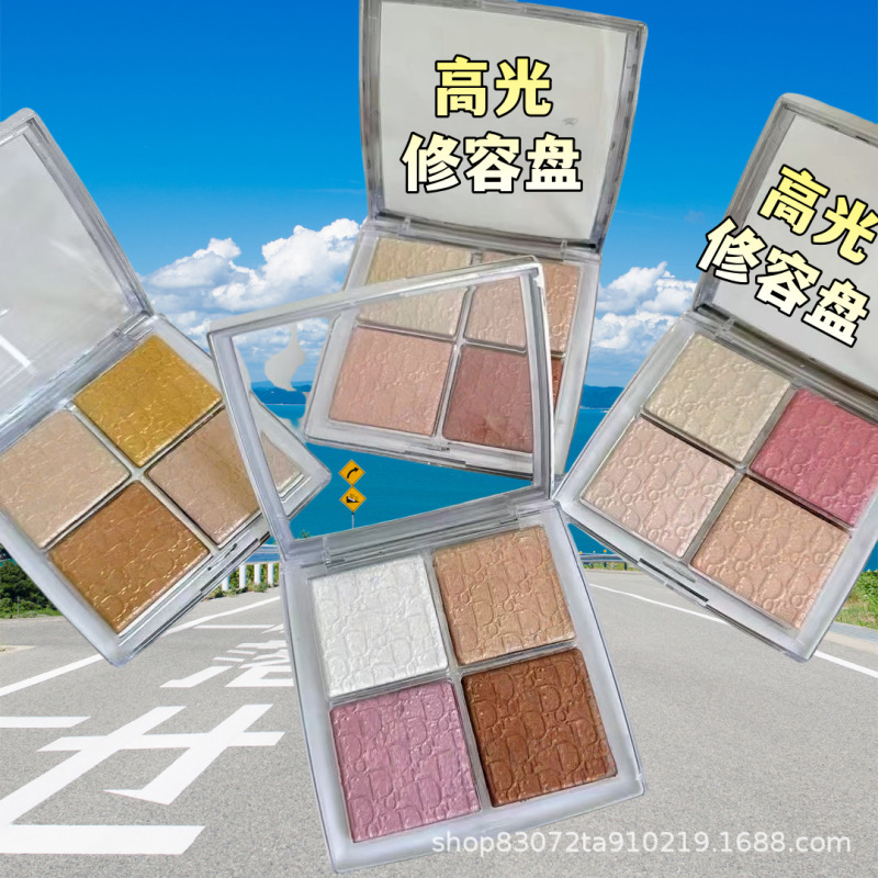 国境を越えた人気ブランドと同じスタイルのDijia Backstage 4色ハイライトコントゥアリングパレット、人気のカラーナンバーが完全にマッチするプラットフォーム|undefined