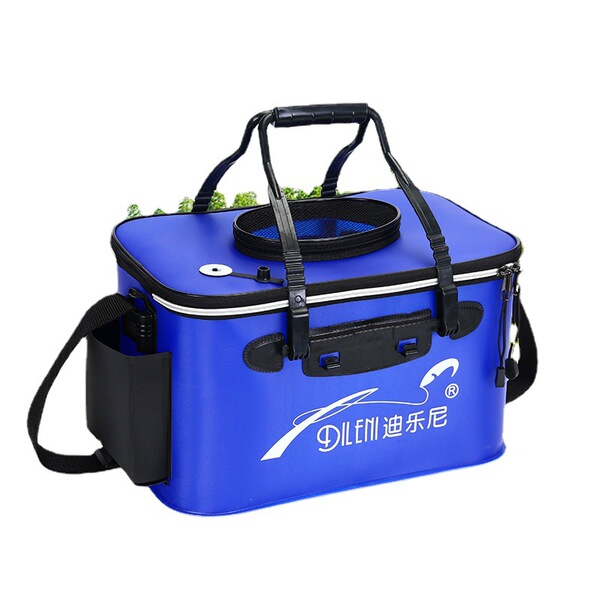 Fish barrel fishing barrel fisherman bucket folding live fish barrel…