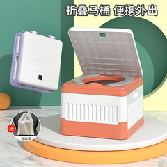 車の子供の折り畳み便器の携帯型の赤ちゃんの便器は旅行して外出して便器のpuの赤ちゃんの便器を持ちます。