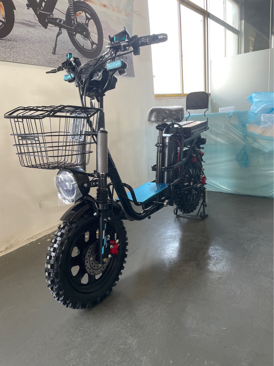 16inch Yilan Delivery Electric Motorcycle 48V Ebike Electric Motorcycle with Super Long Range