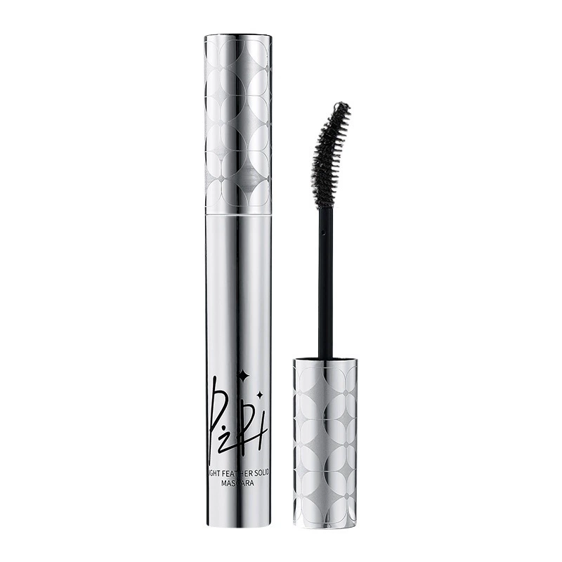 Удлиняющая и завивает mascara (PIPL), водостойкая и стойкая к осыпанию, изогнутая щеточка, 01 черный / 02 коричневый