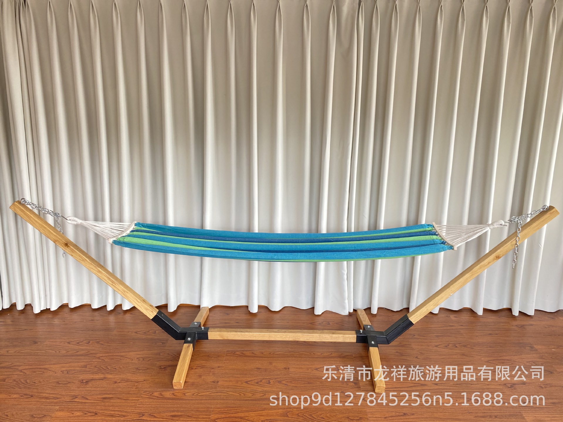 200*100cm 파란색과 녹색 스트립