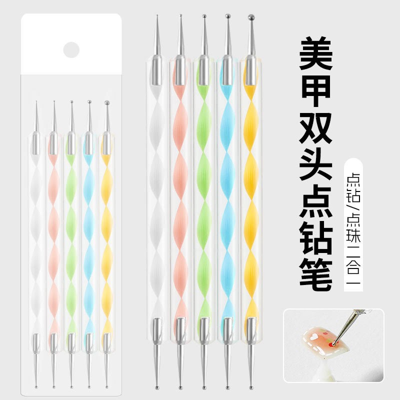 스크류 로드 포인트 드릴 펜 5개