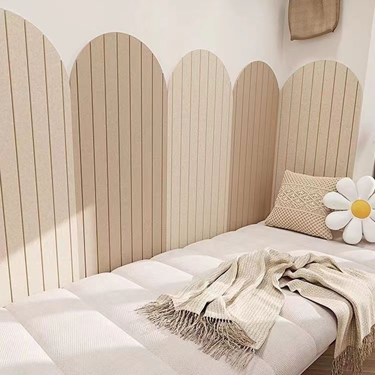 免打孔彩色毛毡板现货背景墙墙面装饰创意墙贴立体防撞自粘背景板