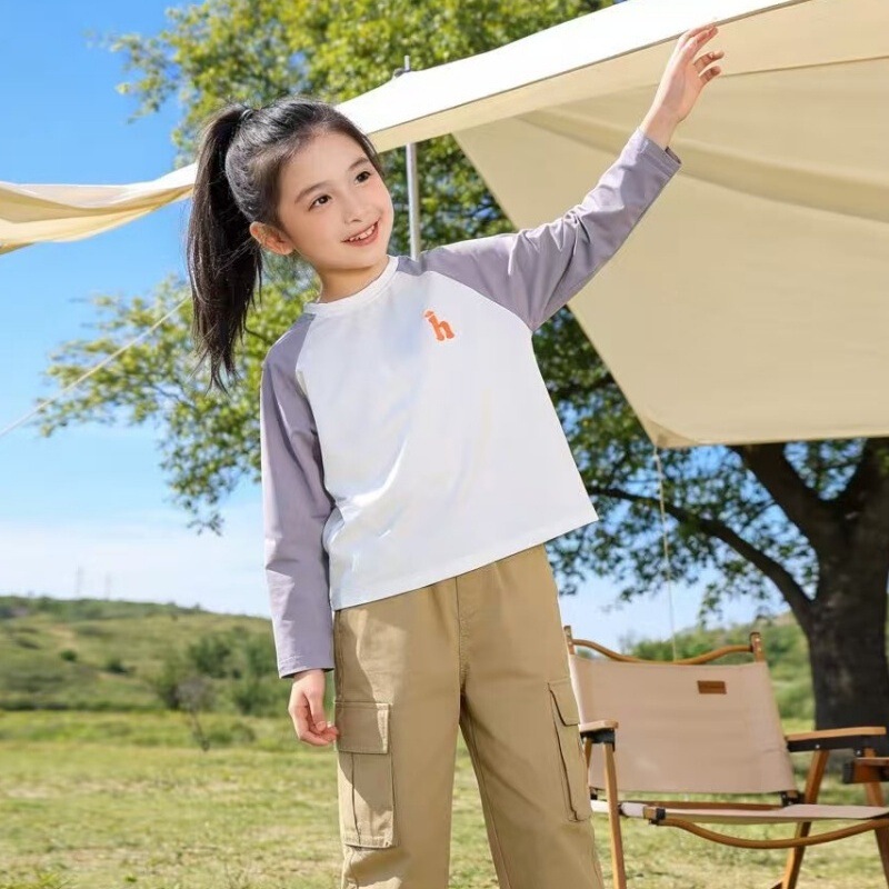Summer Outdoor Korean Style New Children's Quick-Dry Short-Sleeve Shirt, Big Kids Solid Color Breathable Cool Top, Boys' Sports T-Shirt