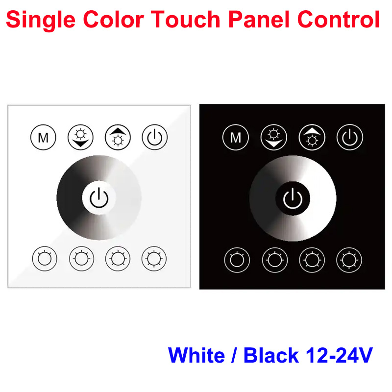 우수한 흰색 1-[86 패널 터치 2] 흑백 + 백색광★【DIM】디밍★플라스틱 재료 ±1%