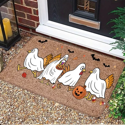 Amazon's Best-Selling Imitation Coconut Fiber Floor Avtomobil döşəmə paspasları - zx-halloween-model-h-07-4060silk-circle
