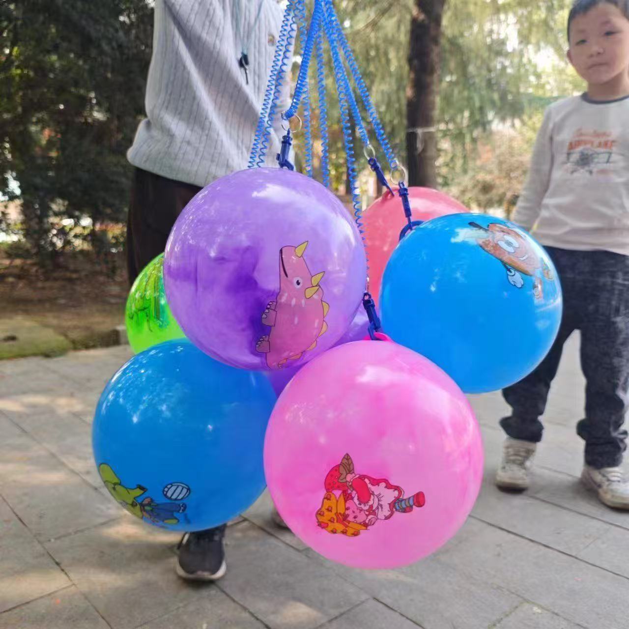 9英寸云彩吊环球（带链子）送气针