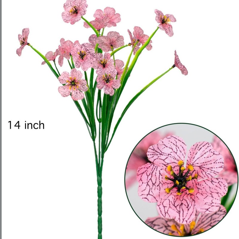 クロスボーダー Amazon 造花 5 ヘッド春草バイオレット人工緑植物ホーム屋外装飾永遠の花|undefined