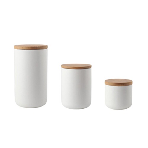 Cross-border export ceramic sealed jar tea coffee bean jar kitchen moisture-proof and moisture-proof storage snack storage jar LOGO