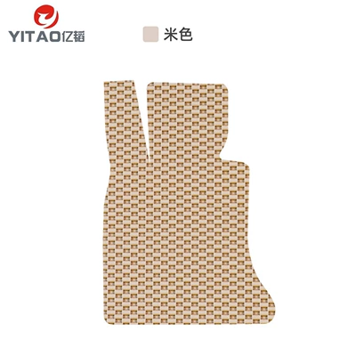 Eco-friendly, odorless TPE rubber latex waterproof Ayaqaltılar (Kovriklər) - standard-model-beige-drivers-side-one-piece