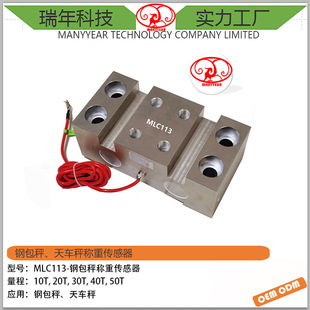 Mlc100-Ht Steel-Clad Scale High Temperature Bridge Weighing Sensor High Temperature Weighing Sensor