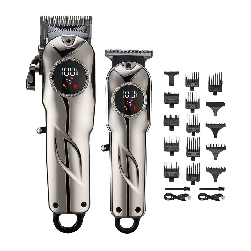Two-In-One Hair Clipper Set, Rechargeable Hair Clipper, Oil Head Carving Clipper, Professional Hair Clipper