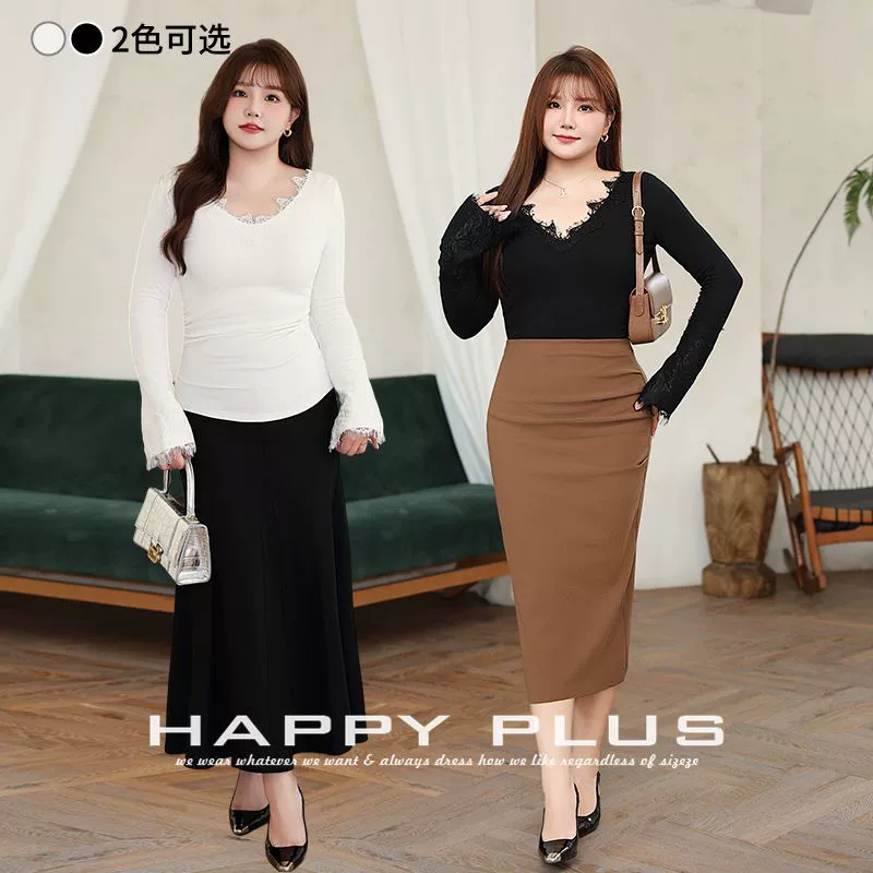 Сексуальный V-образный кружевной сшитый маленький топ Run 9059 плюс размер уникальный шикарный дизайн топ с длинными рукавами