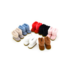 Baby shoes, 6-inch snow boots, 20cm cotton doll shoes, 30cm articulated snow boots, yosd children's clothing