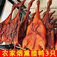 腊鸭子整只农家板鸭风干咸鸭子自制腊肉咸肉湖南特产腊味整只650g