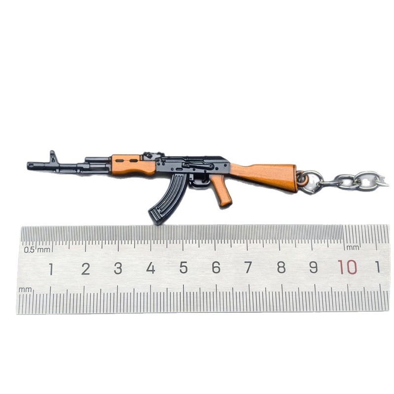 チキンスモールガンミニ VSS AK74 Mauser RPK Win94 合金モデル金属銃キーホルダーペンダント|undefined