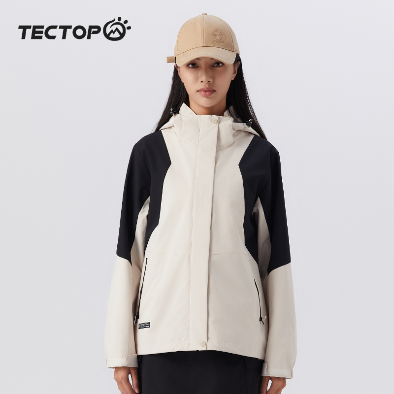 Fx-Explore Mountain Jacket Women's New Outdoor Camping Hiking Mountaineering Suit Windproof Velvet Jacket