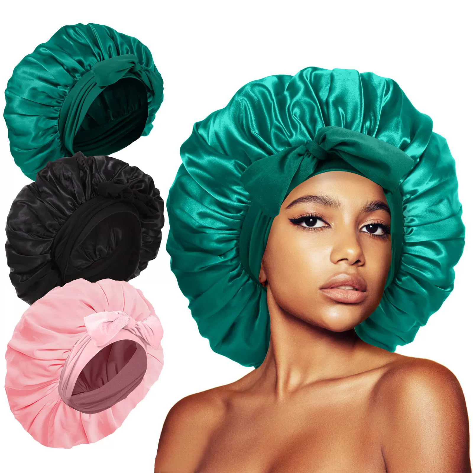 Заводская прямые продажи Seedon streamer круглая шляпа бантик imitation silk красота уход за волосами широкополая шляпа женский головной убор ночная шляпа