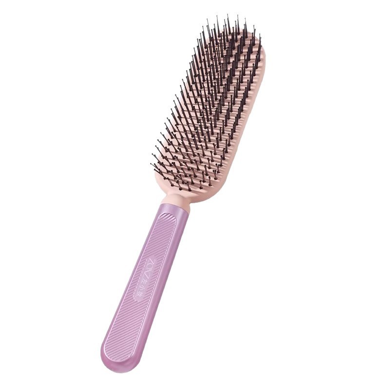 ハイ＆ローニードルヘアスムージングコーム、ウェット＆ドライ両用コーム、健康頭皮マッサージコーム、女性専用ヘアスムージングふわふわコーム|undefined