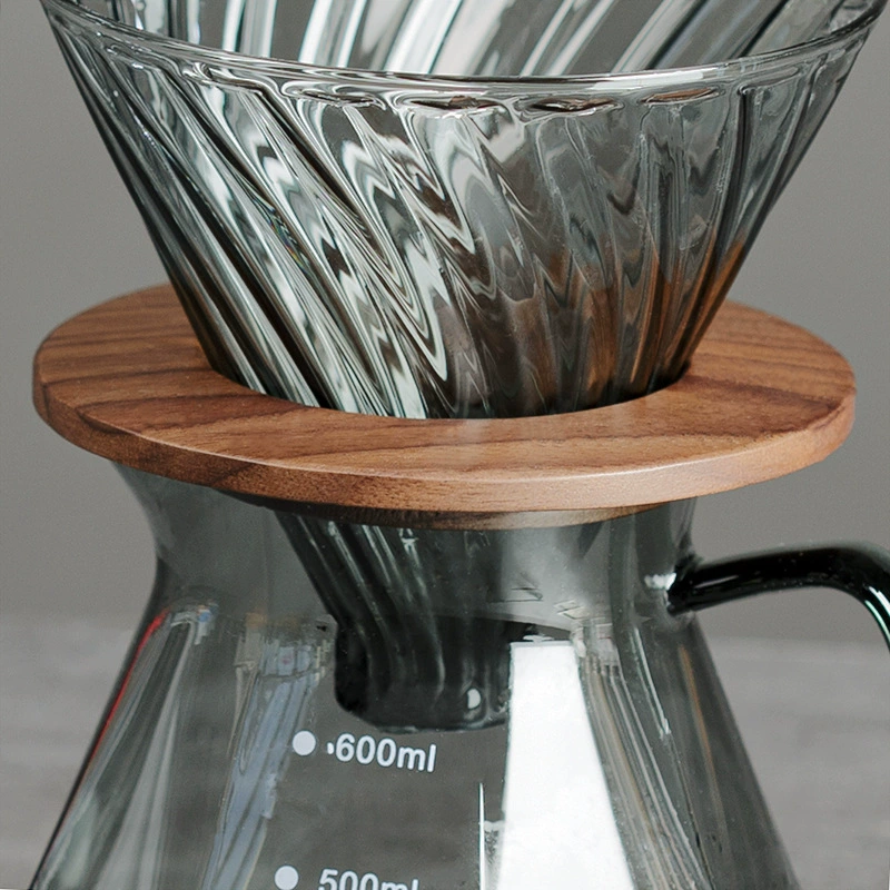 Кофейный фильтр чашка держатель кофе V60 фильтр чашка, деревянная палета дубовая древесина фильтр чашка, деревянная