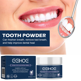 Eelhoe Tooth Powder Removes Stains, Cleans and Brightens Teeth, Freshens Breath, Cleans Oral Care Tooth Powder