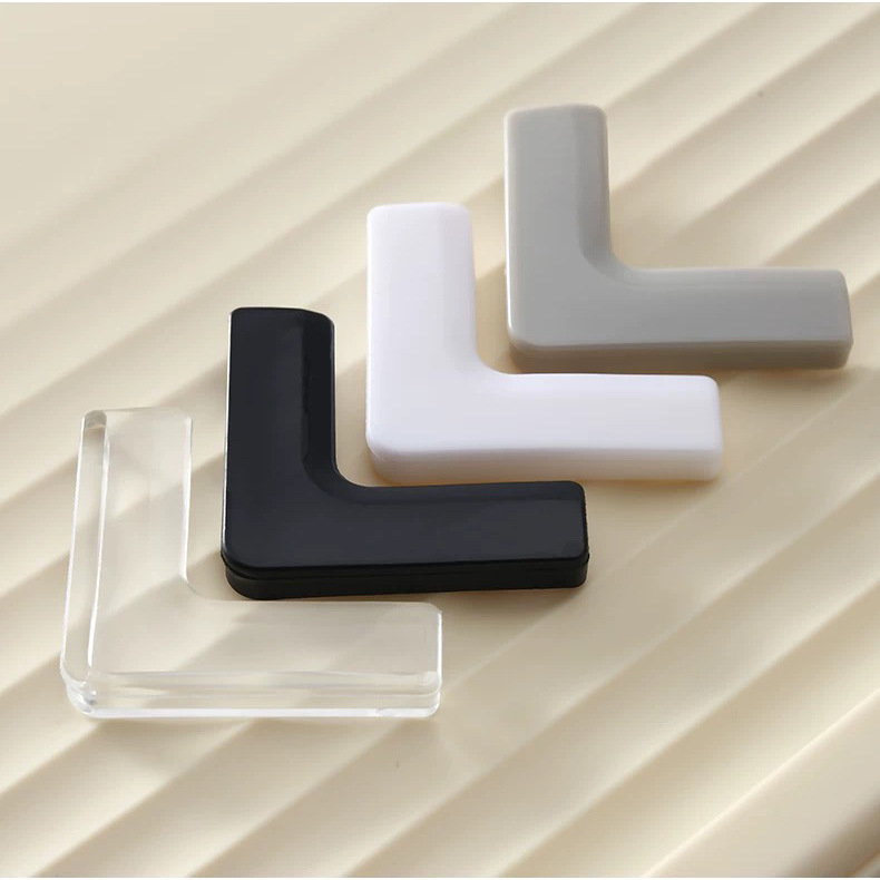 Children's Anti-Collision Corner Transparent Anti-Collision Corner Protector Coffee Table Furniture Soft Corner Wrapping Edge Sticker Soft Rubber Protective Cover