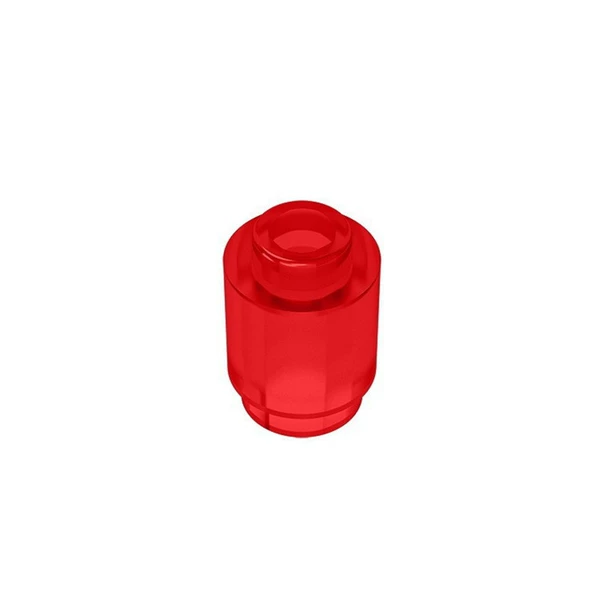 【3062】 1x1 cylindrical transparency red 1