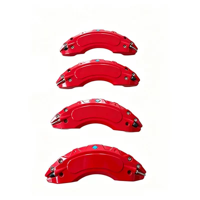 Brake caliper cover: wheel hub modification and color