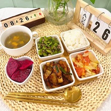 幼儿园美食摆拍餐具餐食伙食拍照道具午餐菜品食谱拍摄道具套装盘