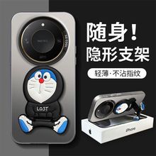 适用三星S25U手机壳卡通猫支架S24FE防摔套新款S23A17A56网红创意