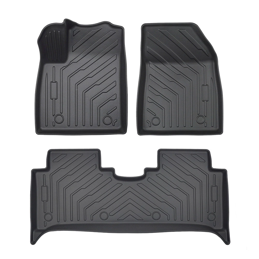 Suitable for 22-25 BYD Yuan PLUS car foot pads for special vehicles, full environmental protection TPE backup trunk pads