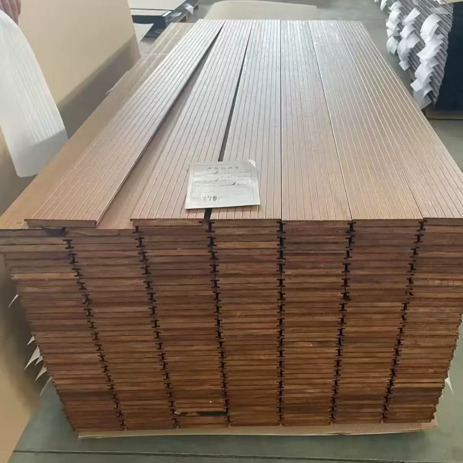 竹木地板户外露台庭院高耐重竹地板深碳防腐公园栈道室外瓷态竹钢