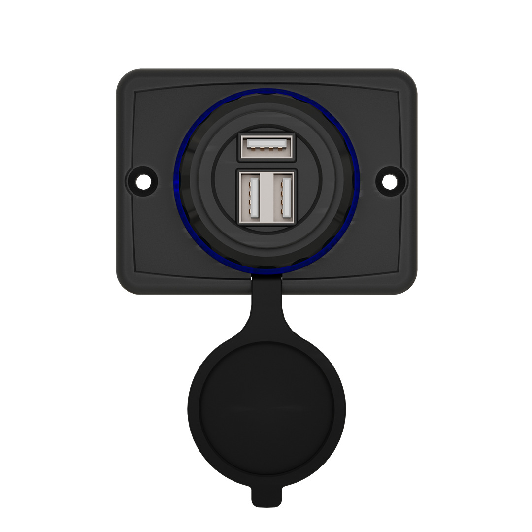 USB de tres puertos 5V4.8A