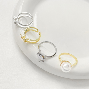 18k�~����ɫ����΁ţ��ָ��diy����ָ�h��Ȧ�����������