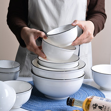 2022新款陶瓷碗家用饭碗日式餐具套装大汤碗吃饭面碗米饭小碗单个