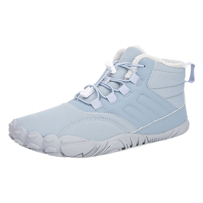 Winter Men's Snow Boots Thickeneded Waterproof and Non-Slip Cotton Shoes for the Elderly Warm Fleece-Lined Mid-Top Middle-Aged Short Boots
