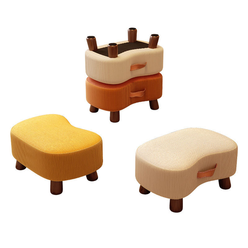 Taburete pequeño taburete de zapatos simple sofá taburete de sala de estar taburete pequeño taburete