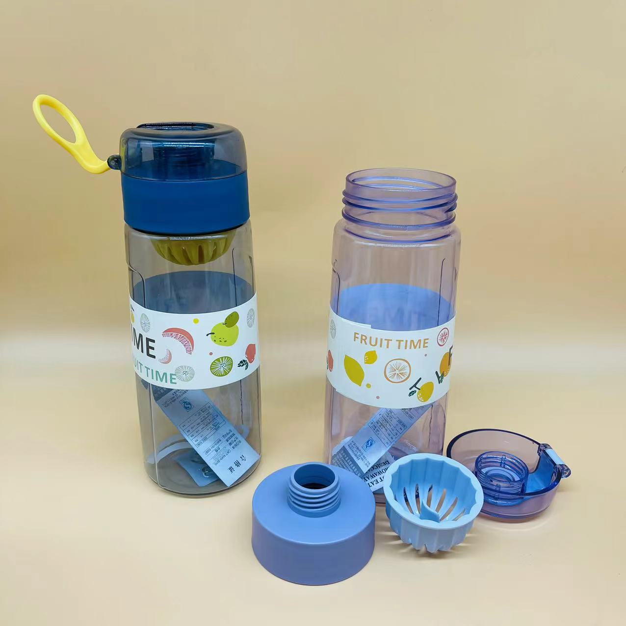 Impresión taza de plástico portátil simple al aire libre portátil PC espacio Copa nuevos deportes imprimible logotipo estudiante taza de agua