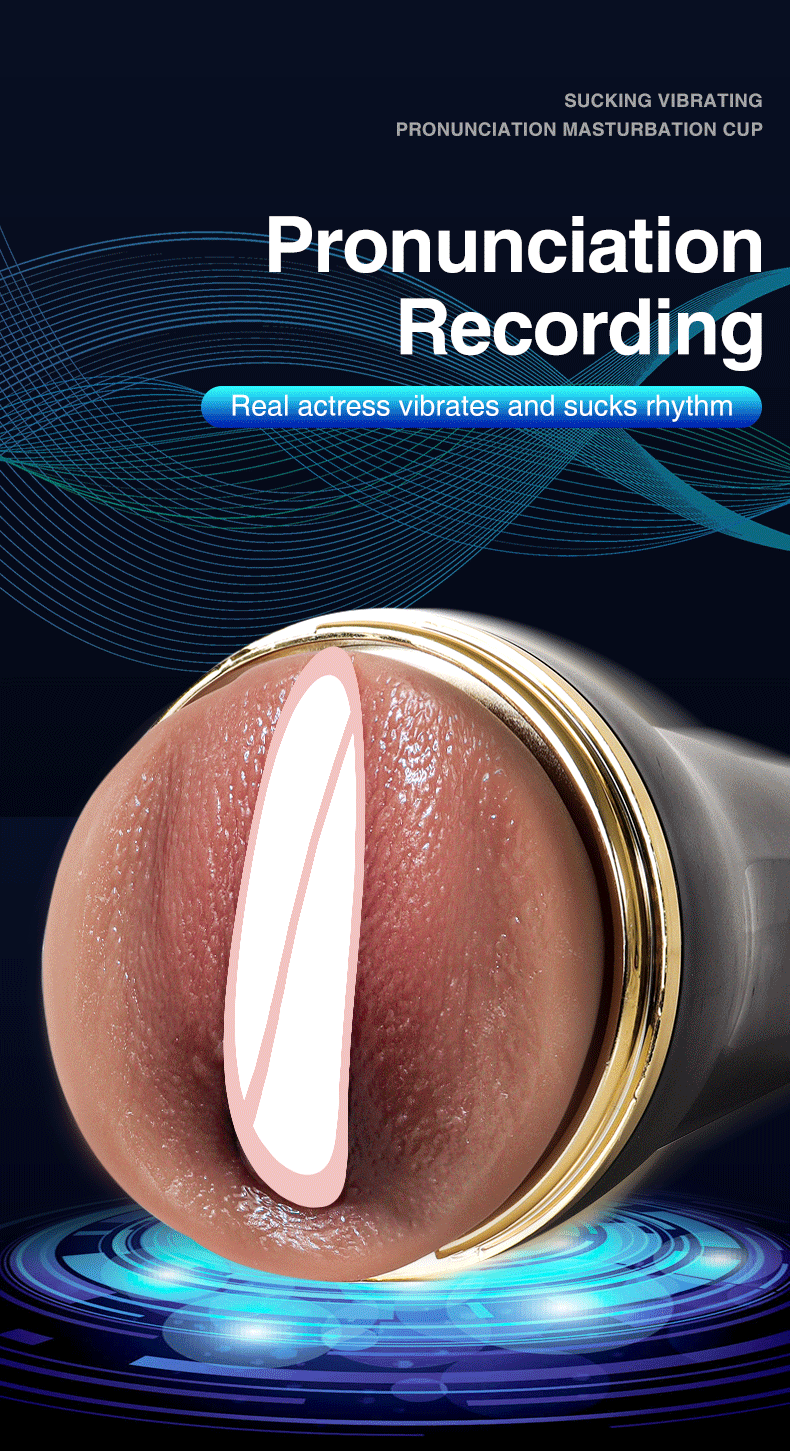 详情图02新品防阴倒模飞机杯吮吸震动阴茎训练器男用自慰器成人